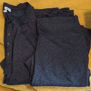 Biker and long sleeve set